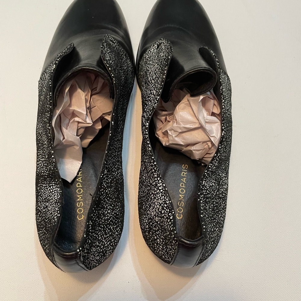 Cosmoparis Black and Gray Women's Loafers Shoes Size 38 SB-B - Picture 5 of 9